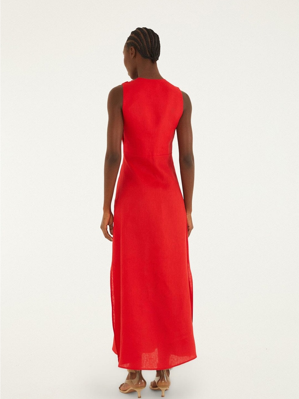 FARM Rio Red Floral-Applique Maxi Dress - Picture 3 of 5